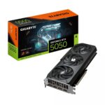 GIGABYTE GeForce RTX 5050 GAMING OC 8G Graphics Card - 8GB GDDR6  128bit  PCI-E 5.0  2632MHz Core Clock  2 x DP  2 x HDMI  NVIDIA DLSS 4  GV-N5050GAMING OC-8GD