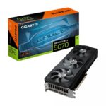 GIGABYTE GeForce RTX 5070 EAGLE OC SFF 12G Graphics Card - 12GB GDDR7  192bit  PCI-E 5.0  2587 MHz Core Clock  3 x DP 2.1a  1 x HDMI 2.1b  NVIDIA DLSS 4  GV-N5070GAMING OC-12GD