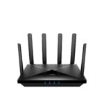 Cudy P5 wireless router Gigabit Ethernet Dual-band (2.4 GHz / 5 GHz) 5G Black