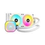 Corsair H100I Processor Hybrid cooler 12 cm White