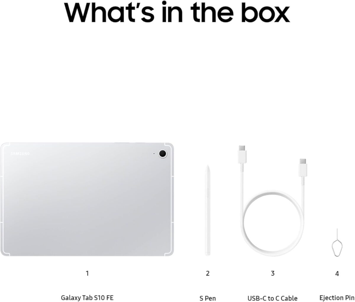 Samsung Galaxy Tab S10 FE 128GB Silver - Image 2