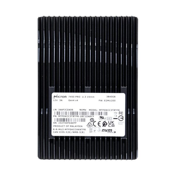 Micron 7450 PRO 3.84TB SSD