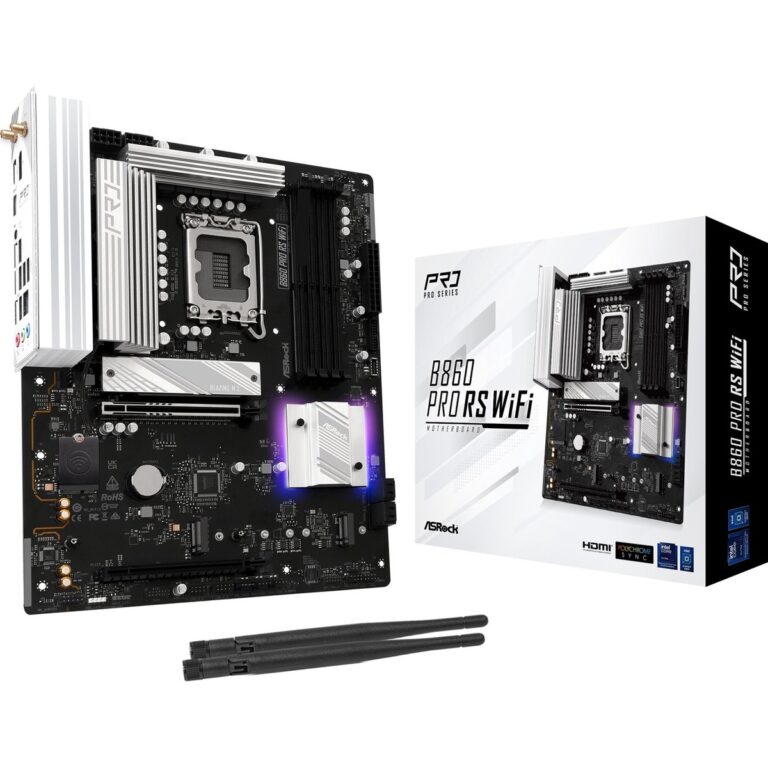Asrock B860 Pro RS WiFi Micro ATX Black