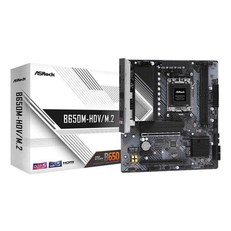 ASRock B650M-HDV/M.2 Micro ATX Black