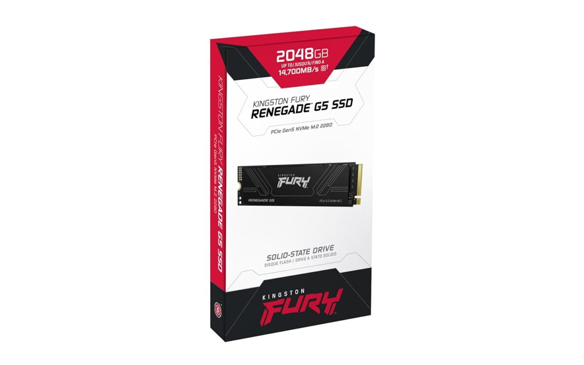 Kingston FURY Renegade G5 1TB M.2 2280 NVMe SSD - Image 2
