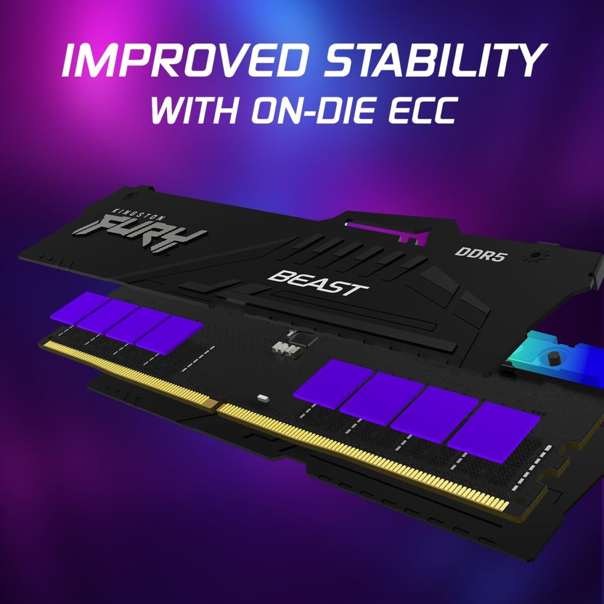 Kingston FURY Beast 32GB DDR5 6000MT/s RGB - Image 2