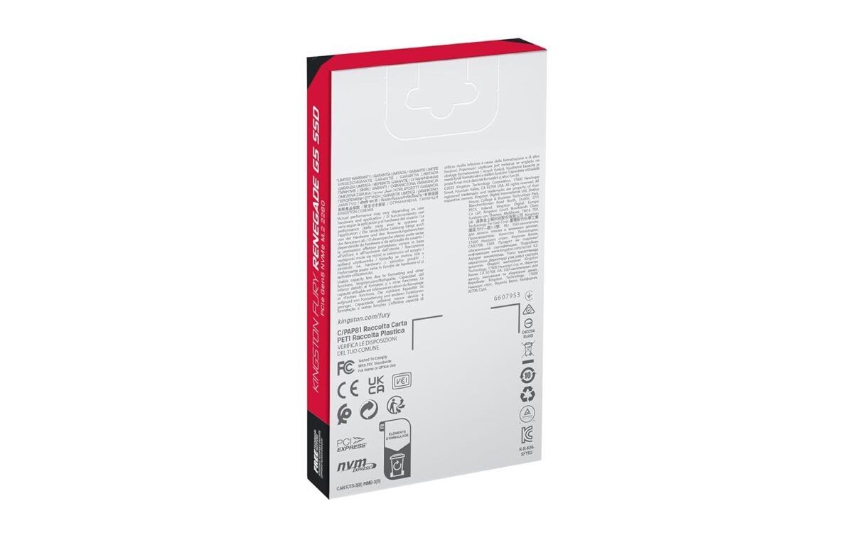 Kingston FURY Renegade G5 1TB M.2 2280 NVMe SSD - Image 4