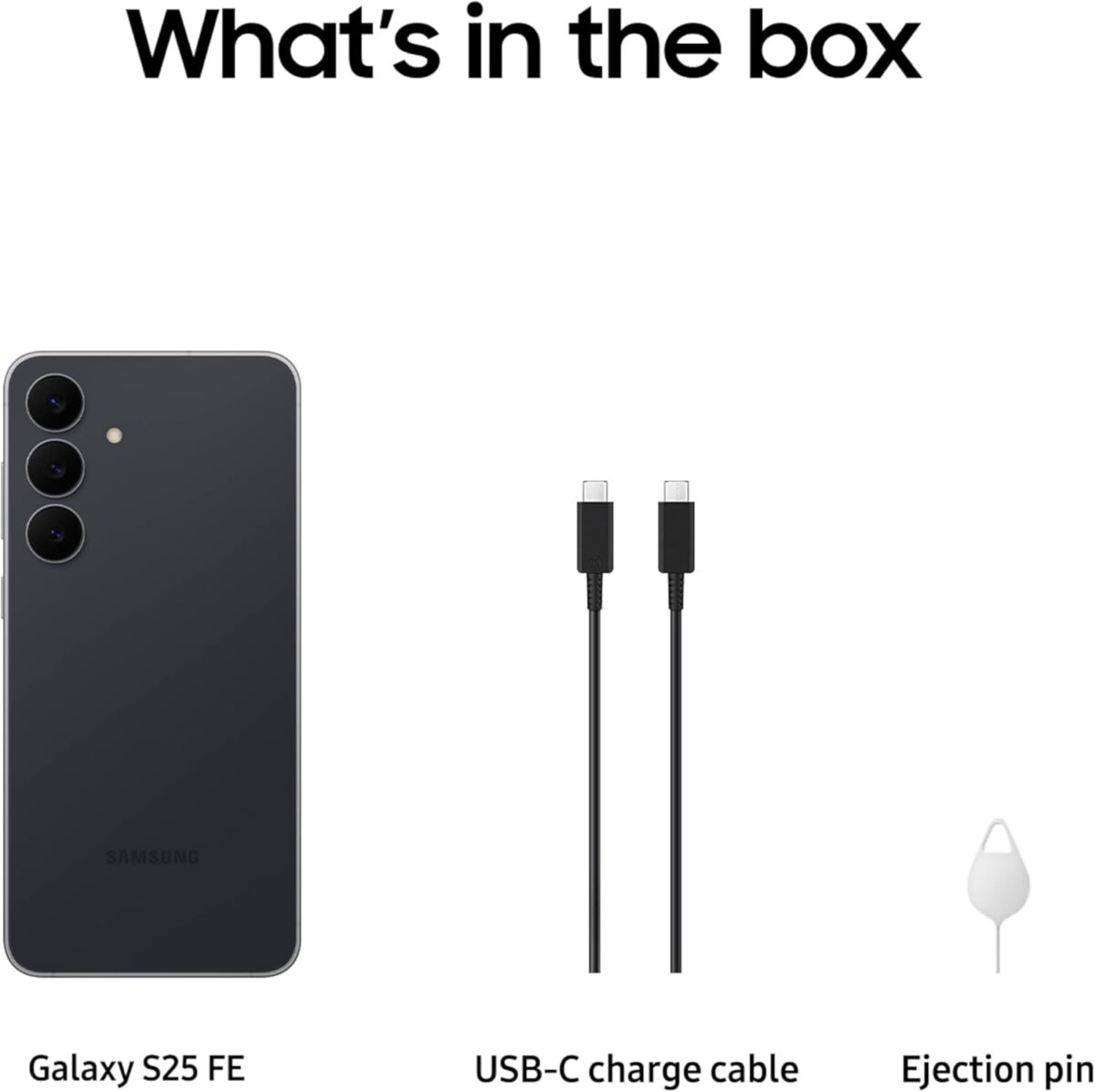 Samsung Galaxy S25 FE 8GB/128GB Jet Black - Image 2