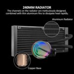 DeepCool R-LP240-BKMSNC-G-1 120mm Black AIO Liquid Cooler - Image 2