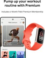 Fitbit Charge 6 Coral/Gold - Image 2