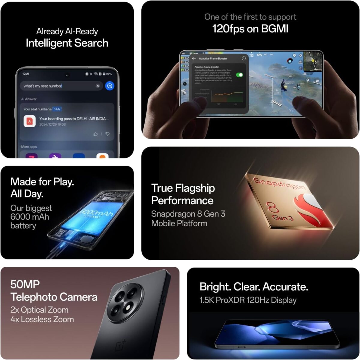 OnePlus 13R 12GB/256GB Nebula Noir - Image 4