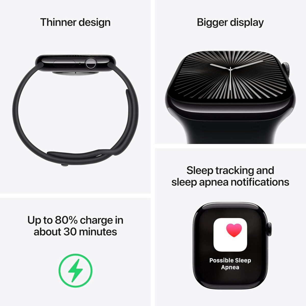 Apple Watch Series 11 42mm Jet Black - Image 2