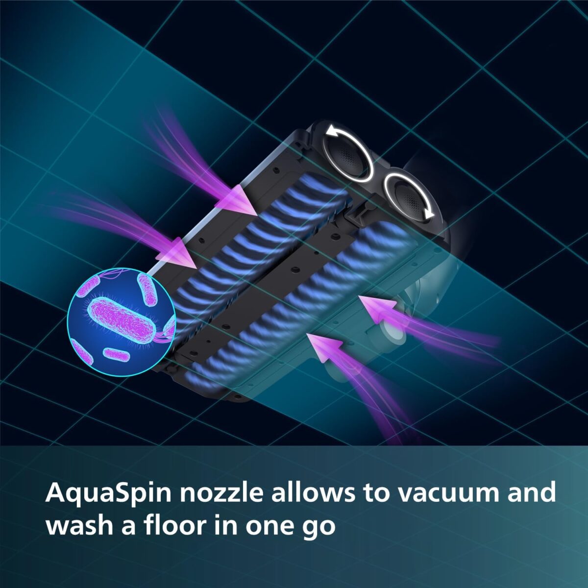 Philips XW7110 Stick Vacuum Champagne Grey - Image 3