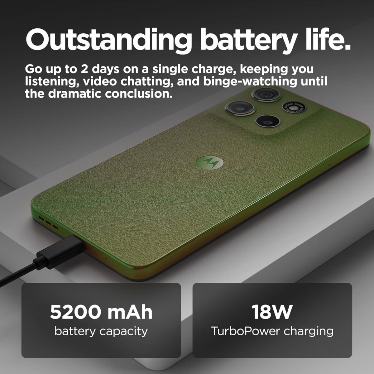 Motorola Moto G15 4GB/128GB Iguana Green - Image 3