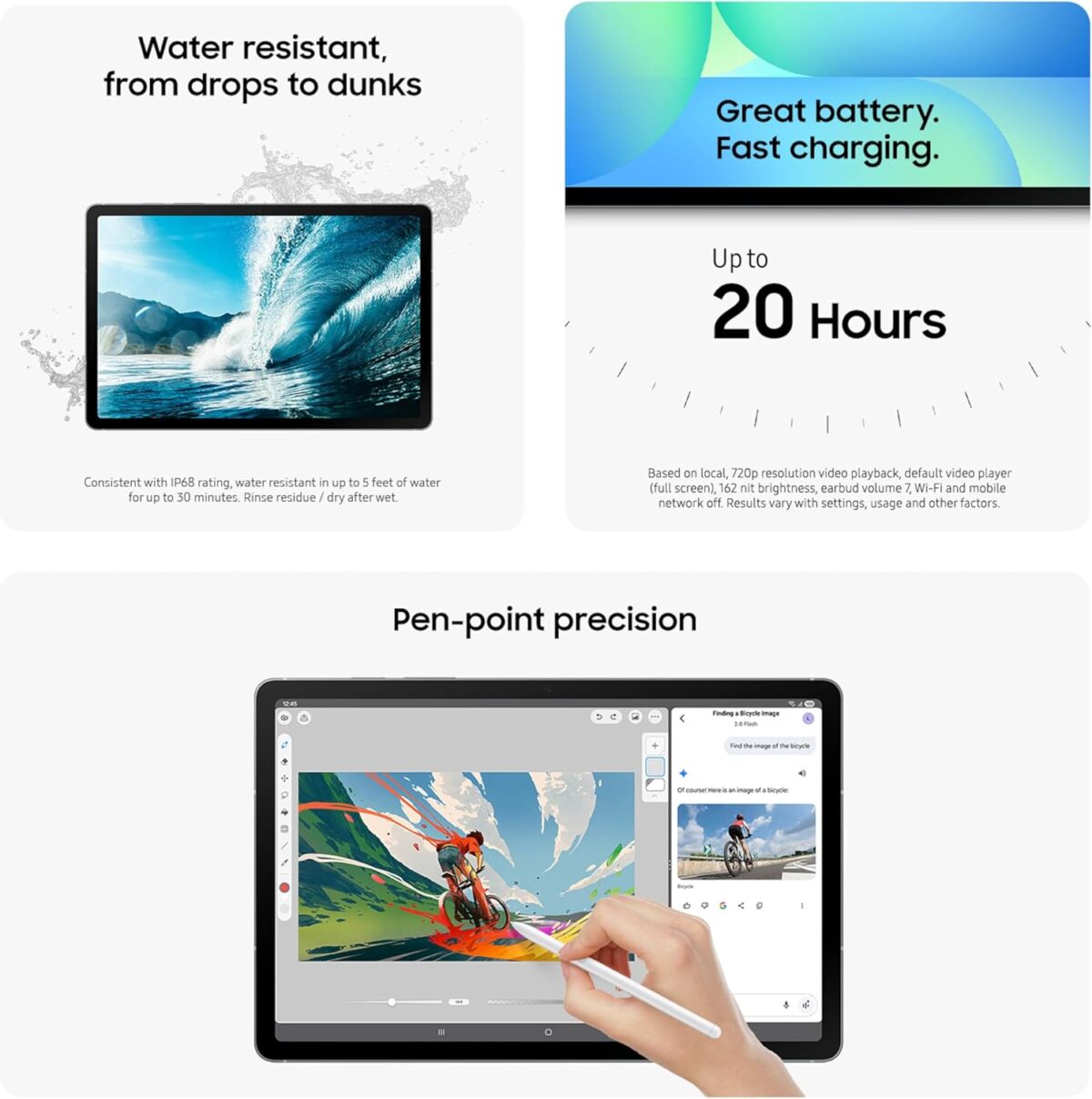 Samsung Galaxy Tab S10 FE 128GB Silver - Image 4