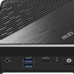 MSI CUBI N ADL S-226BEU PC/workstation barebone 0.7L sized PC Black N200
