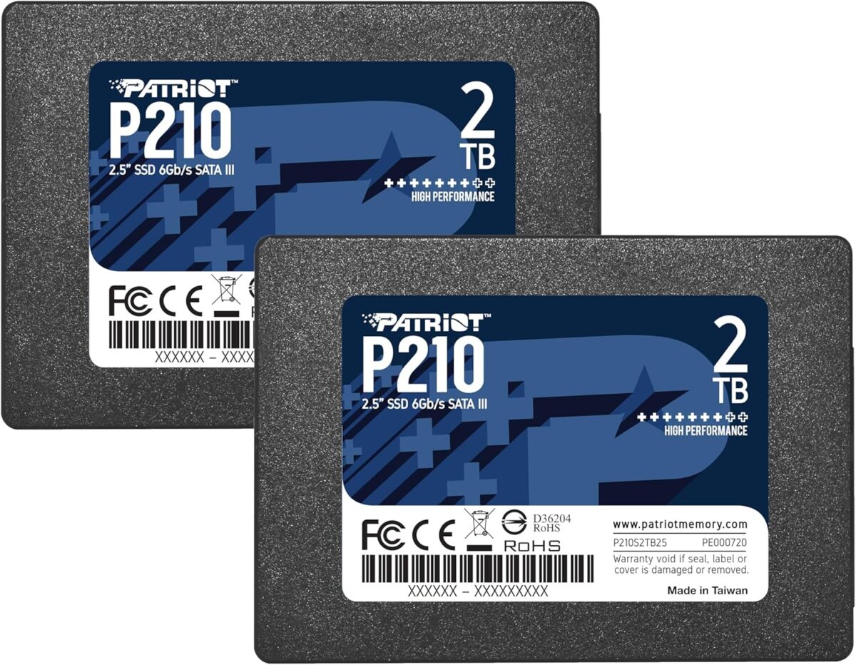 Patriot P210 2TB Black - Image 2