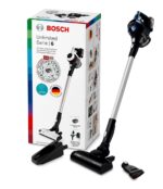 Bosch Serie 6 BBS611PCK stick vacuum/electric broom 2-in-1 stick vacuum Battery Dry Hygiene Filter Bagless Blue 2.5 Ah - Image 4