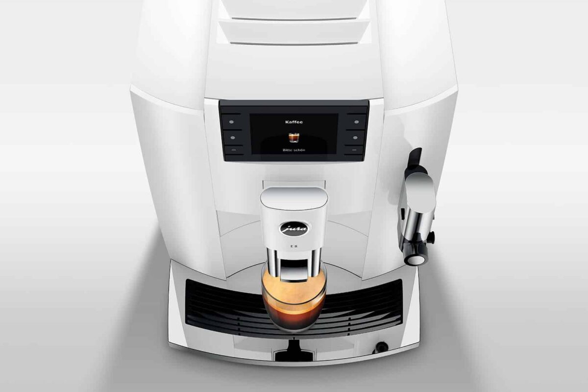 Jura E8 Piano White (EC) Coffee Machine - Image 5