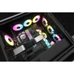 Corsair iCUE H150i ELITE CAPELLIX XT Processor All-in-one liquid cooler 12 cm Black 1 pc(s) - Image 2