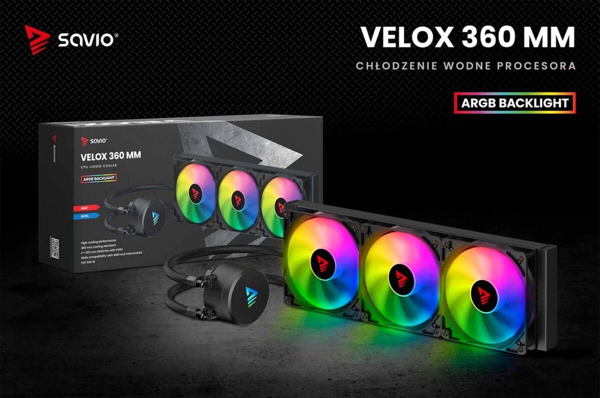 Savio Velox 360mm ARGB Cooler - Image 5