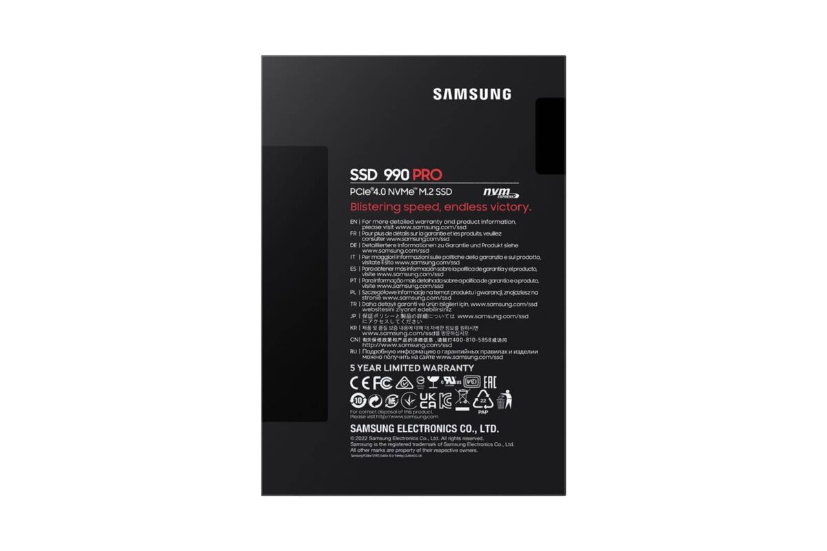 Samsung 990 PRO 2 TB M.2 PCI Express 4.0 NVMe V-NAND MLC - Image 5