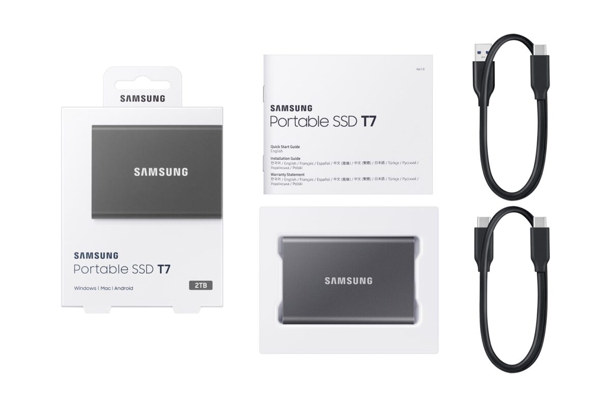Samsung Portable SSD T7 2 TB USB Type-C 3.2 Gen 2 (3.1 Gen 2) Grey - Image 4