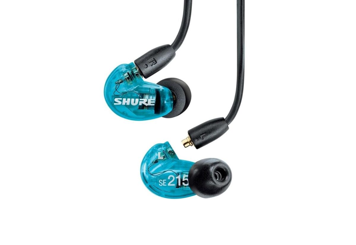 Shure AONIC 215 - in-ear headphones with single transducer and 3.5mm cable (blue) - Image 2
