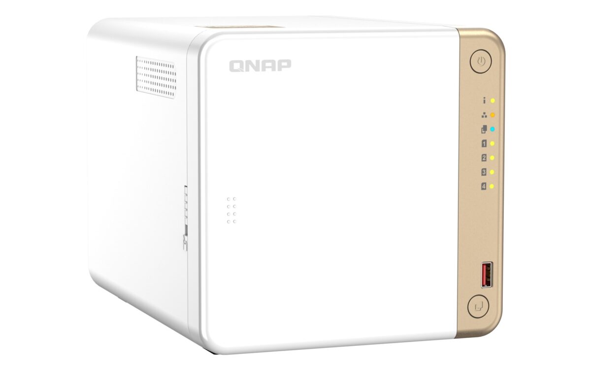 QNAP TS-462-4G NAS/storage server Tower Intel® Celeron® N4505 4 GB DDR4 0 TB QNAP QTS White - Image 5