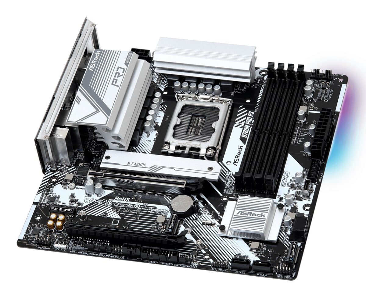 Asrock B760M Pro RS Intel B760 LGA 1700 micro ATX - Image 4