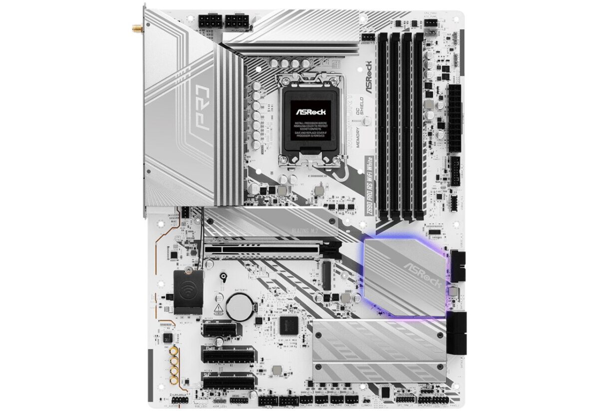 ASRock Z890 Pro RS WiFi White - Motherboard - Image 3