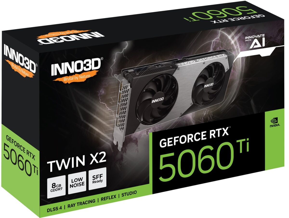 INNO3D GeForce RTX 5060 Ti TWIN X2 NVIDIA 8 GB GDDR7 - Image 2