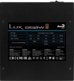 Aerocool LUX850 PC Power Supply 850W 80 Plus Bronze 230V 88% Efficiency Black - Image 5