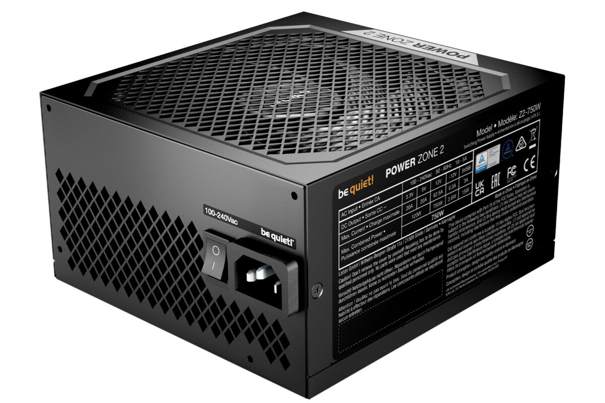 be quiet! POWER ZONE 2 750W power supply unit 20+4 pin ATX ATX Black - Image 2