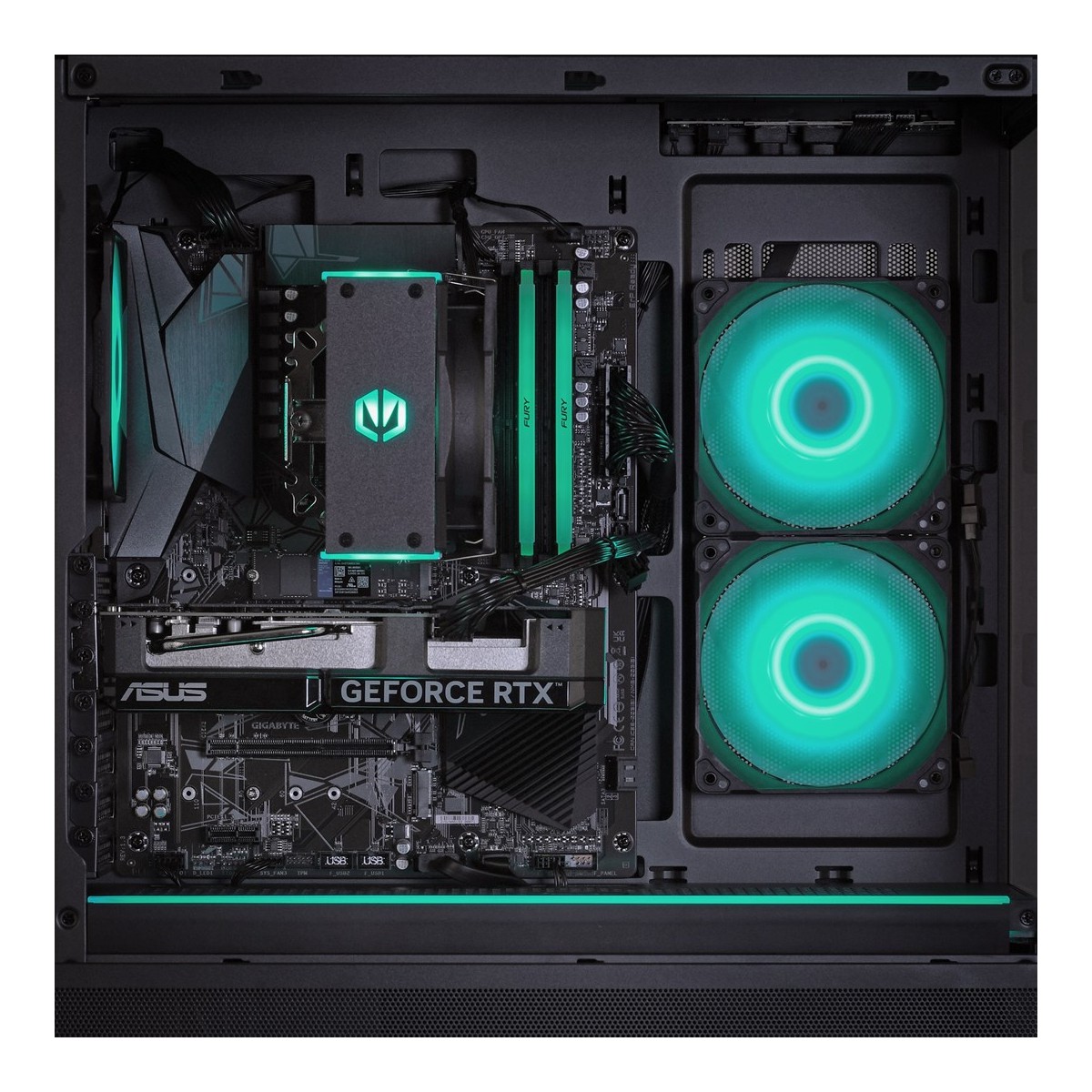 Actina 5901443423980 PC AMD Ryzen™ 5 7500F 32 GB DDR5-SDRAM 1 TB SSD NVIDIA GeForce RTX 5060 Windows 11 Home Midi Tower Black