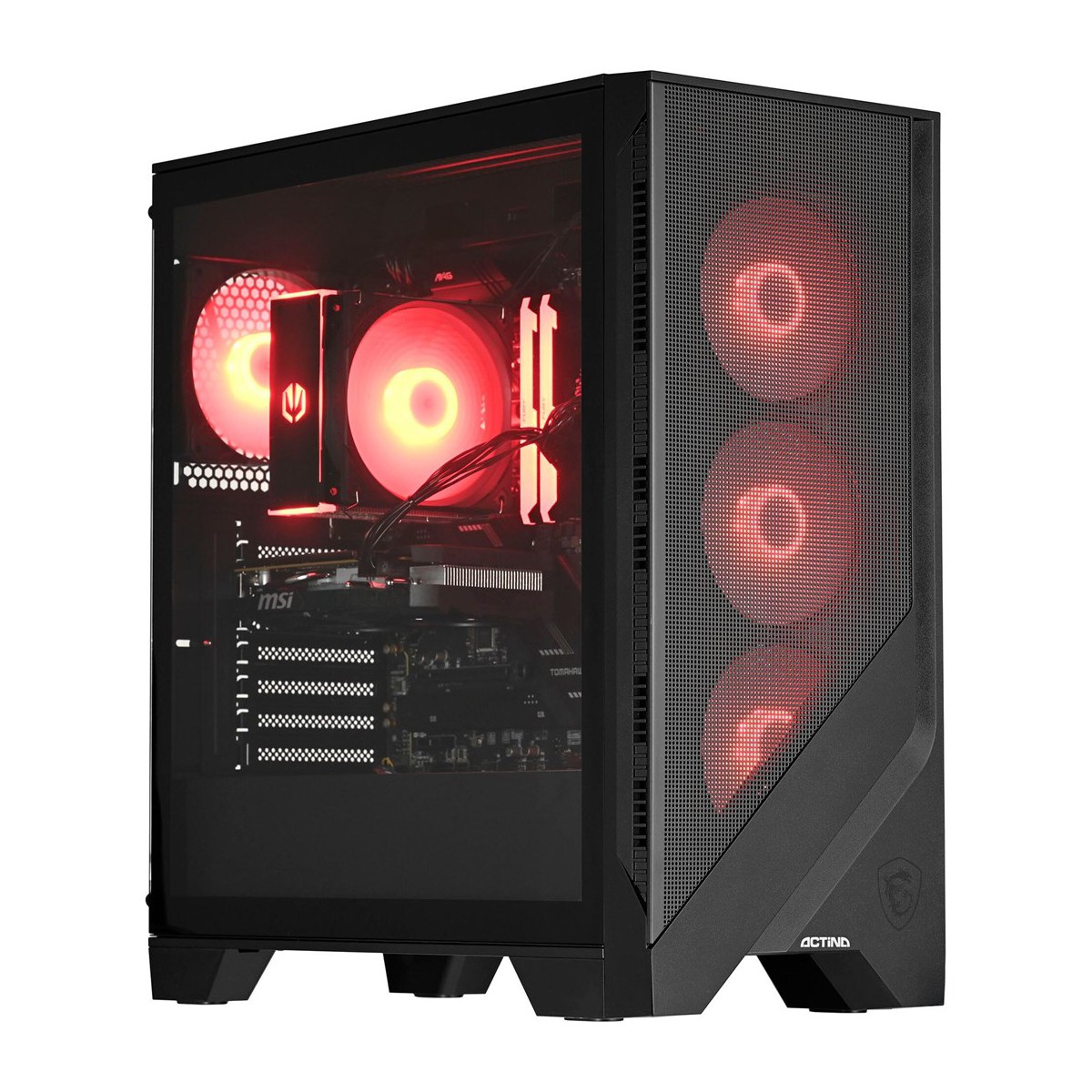 Actina 5901443406099 PC AMD Ryzen™ 5 7500F 32 GB DDR5-SDRAM 1 TB SSD AMD Radeon RX 7700 XT Midi Tower Black