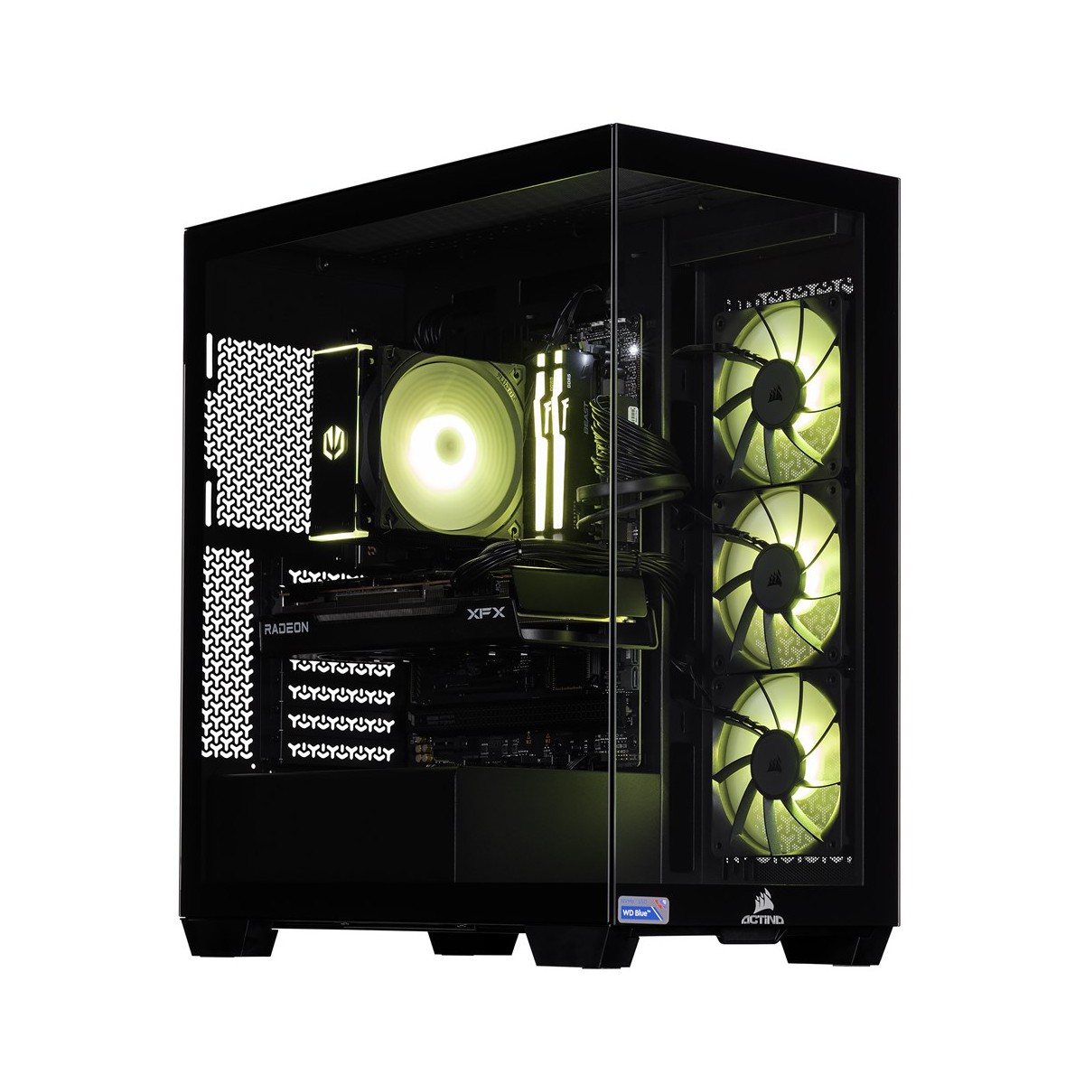 Actina 5901443413745 PC AMD Ryzen™ 7 8700F 32 GB DDR5-SDRAM 2 TB SSD NVIDIA GeForce RTX 5070 Ti Midi Tower Black