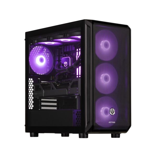 Actina 5901443414766 PC AMD Ryzen™ 7 7800X3D 32 GB DDR5-SDRAM 2 TB SSD AMD Radeon RX 9070 Midi Tower Black