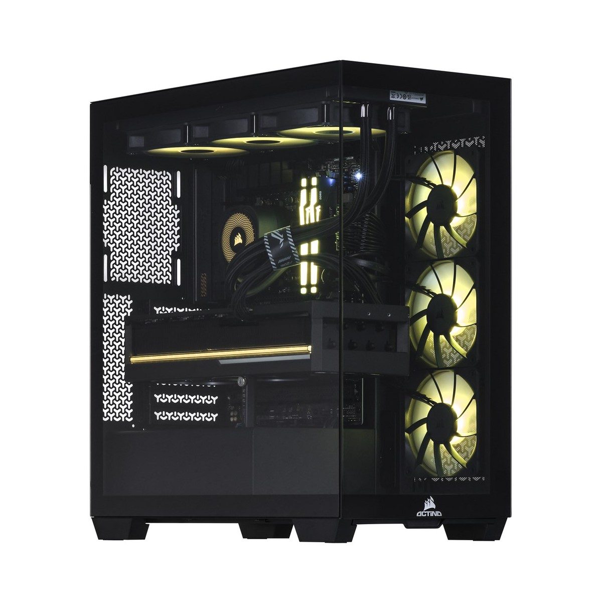 Actina 5901443413776 PC AMD Ryzen™ 9 7900X 64 GB DDR5-SDRAM 2 TB SSD NVIDIA GeForce RTX 5090 Midi Tower Black