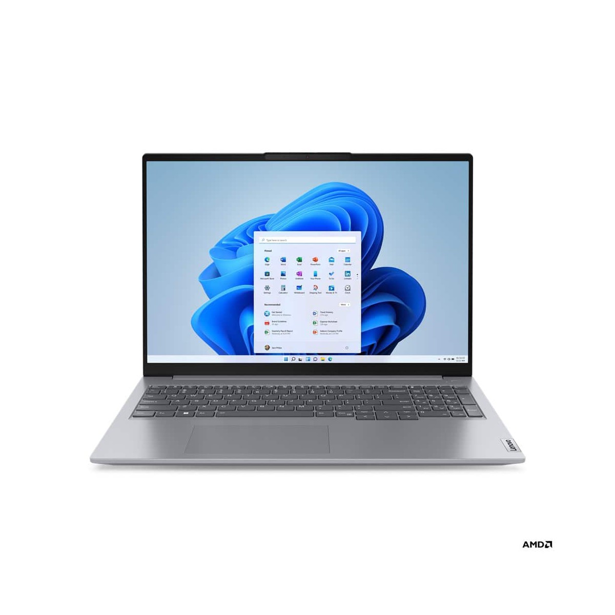 Lenovo ThinkBook 16 G6 ABP AMD Ryzen™ 7 7730U Laptop 40.6 cm (16 ) WUXGA 16 GB DDR4-SDRAM 512 GB SSD Wi-Fi 6 (802.11ax) Windows 11 Pro English Grey