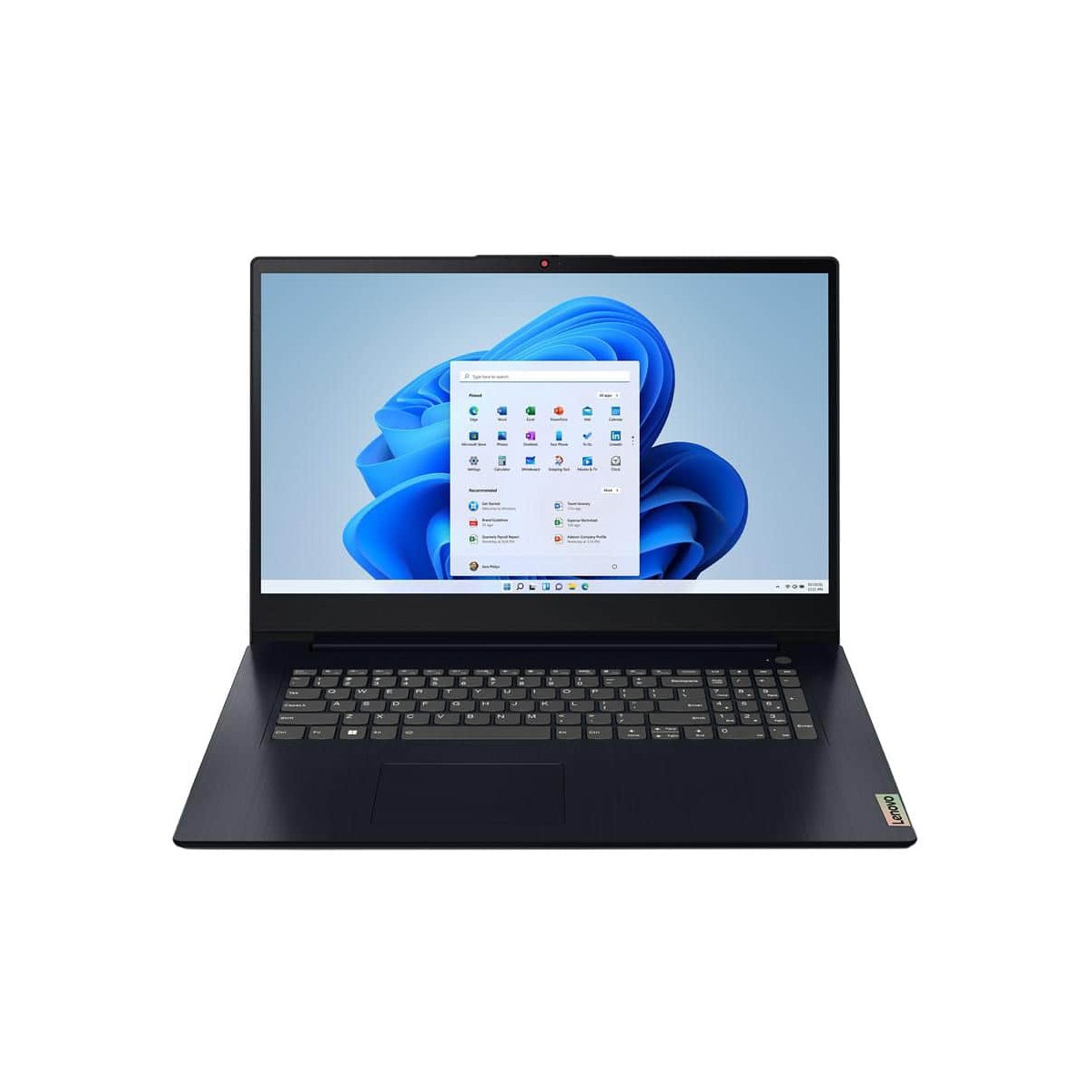 Lenovo IdeaPad 3 Intel® Core™ i5 i5-1235U Laptop 43.9 cm (17.3 ) Full HD 8 GB DDR4-SDRAM 512 GB SSD Wi-Fi 6 (802.11ac) NoOS Blue