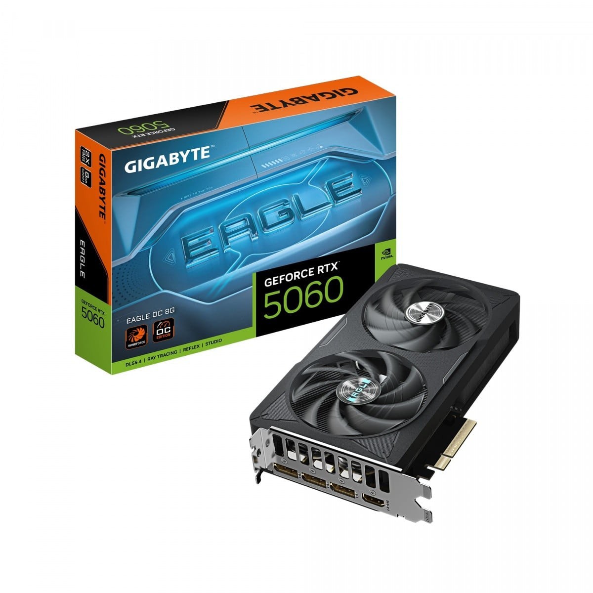 GIGABYTE GeForce RTX 5060 EAGLE OC 8G Graphics Card - 8GB GDDR7