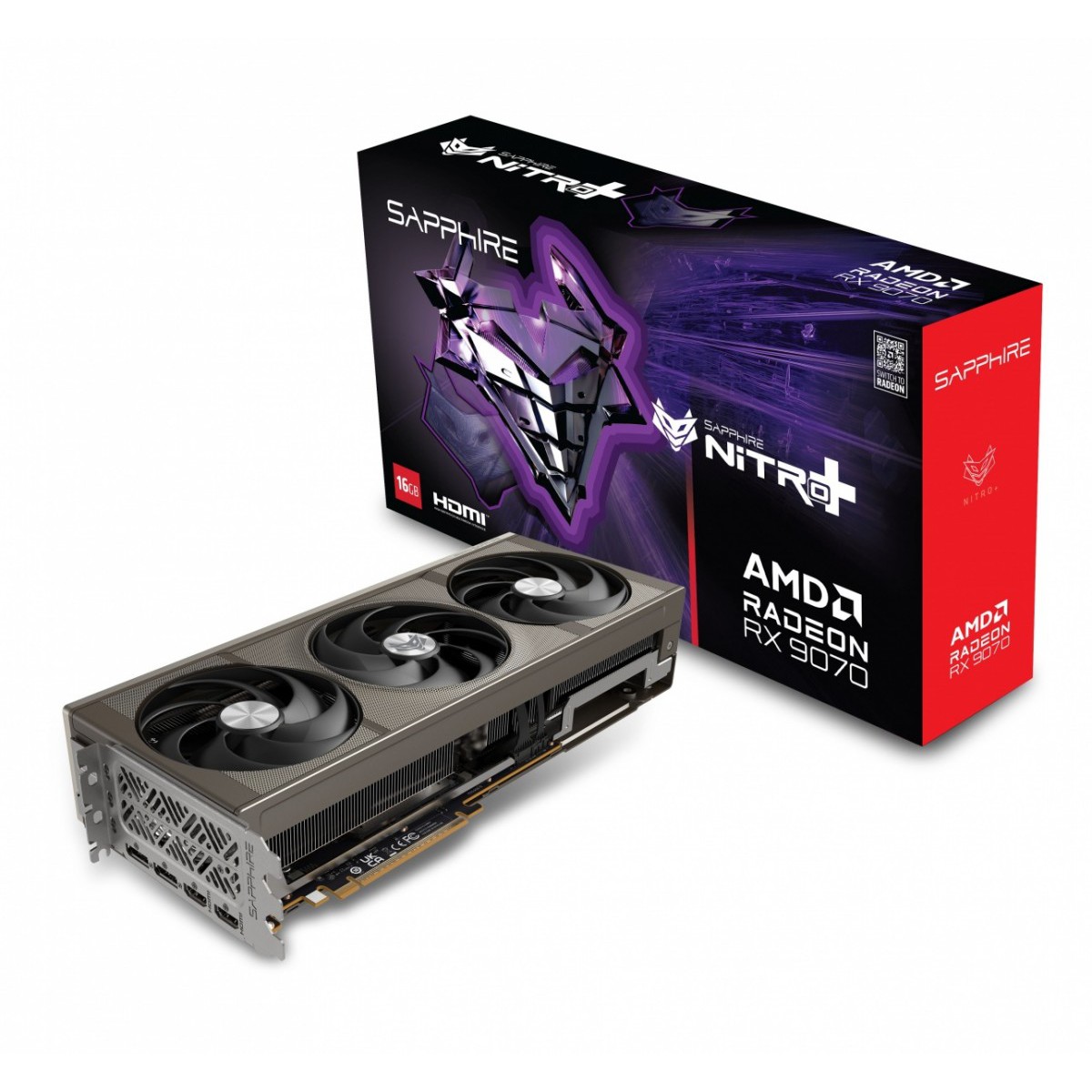 Sapphire NITRO+ Radeon RX 9070 AMD 16 GB GDDR6
