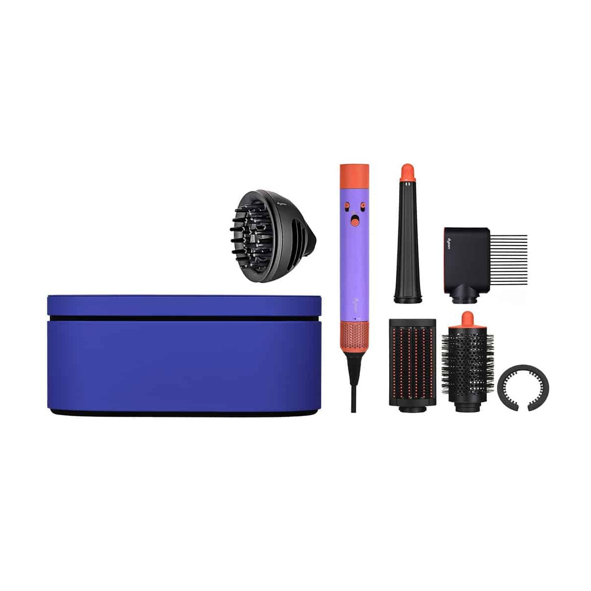 Dyson HS08 Hair Dryer and Curler Vinca Blue