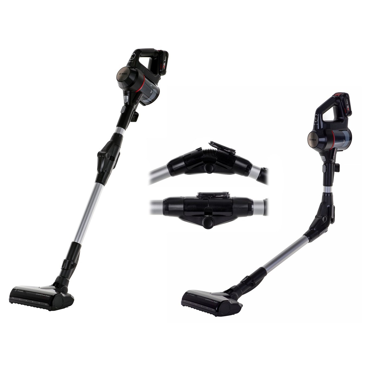 Bosch BBS712A stick vacuum/electric broom Bagless 0.3 L Black Stainless steel