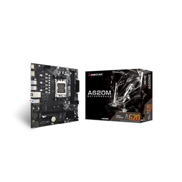 Biostar A620MS AMD A620 Micro ATX Motherboard