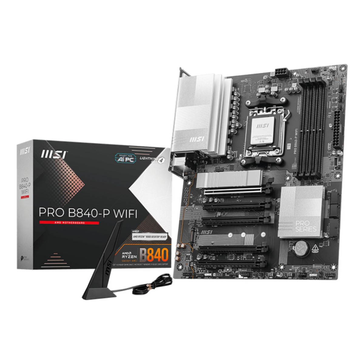 MSI PRO B840-P WIFI motherboard AMD B840 Socket AM5 ATX