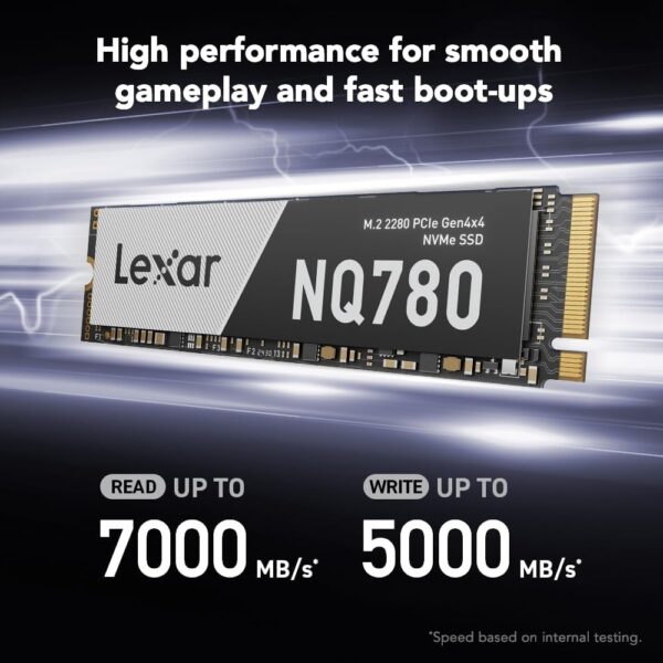 Lexar LNMPLY8002T-RNNNG 2TB M.2 PCIe 4.0 SSD - Image 2