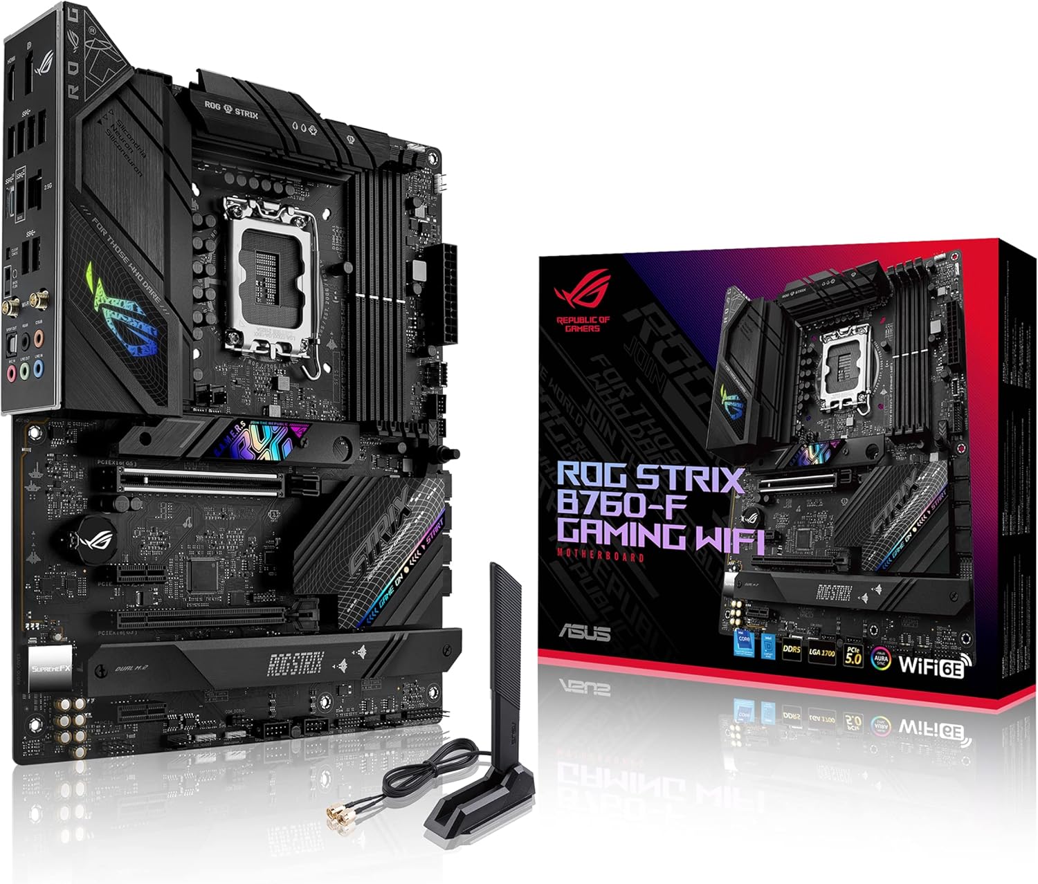 ASUS ROG STRIX B760-I GAMING WIFI Intel B760 LGA 1700 mini ITX
