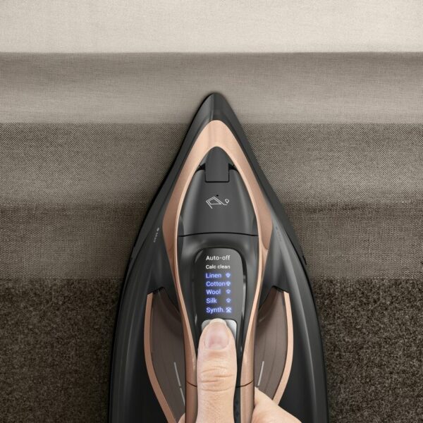 Tefal Ultimate Power Pro FV9E50 Dry & Steam iron Durilium AirGlide Autoclean soleplate 3200 W Black  Copper